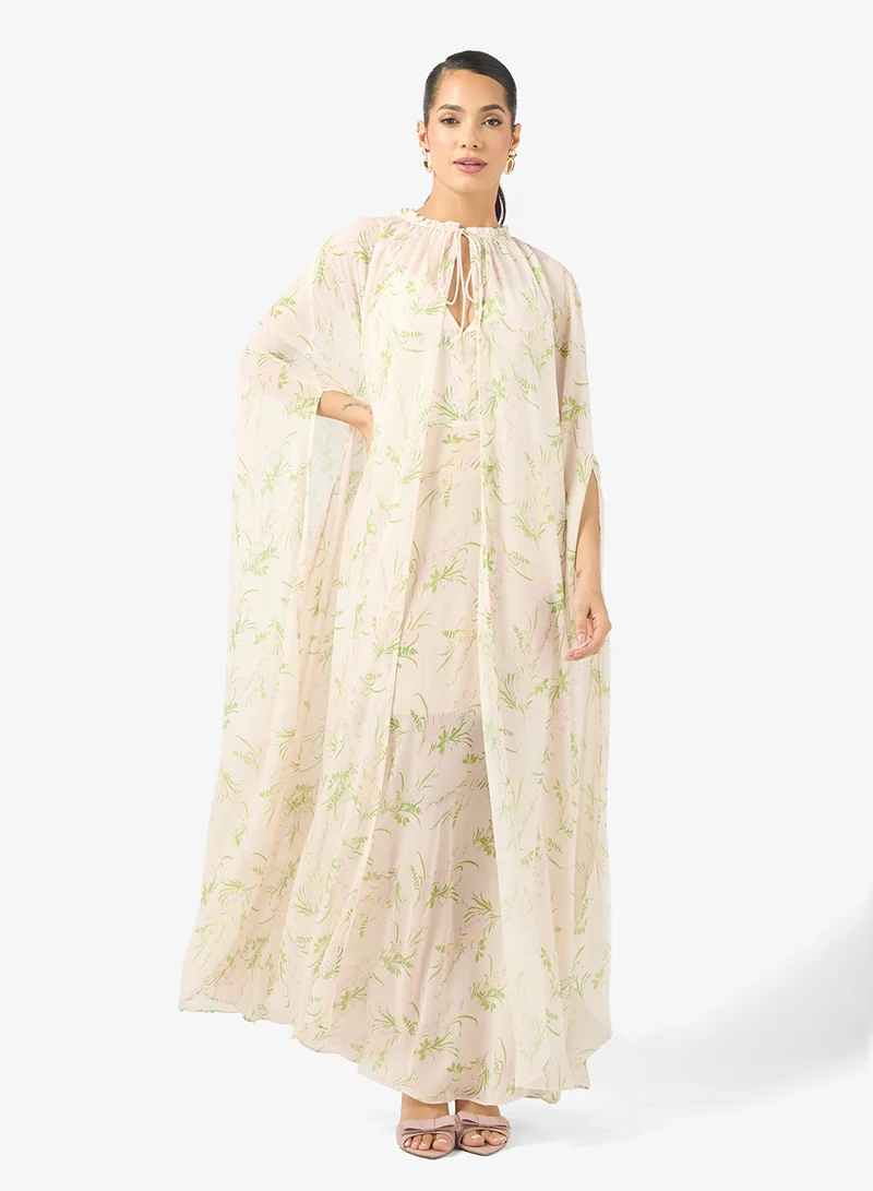 Crew Neck Tiered Dress