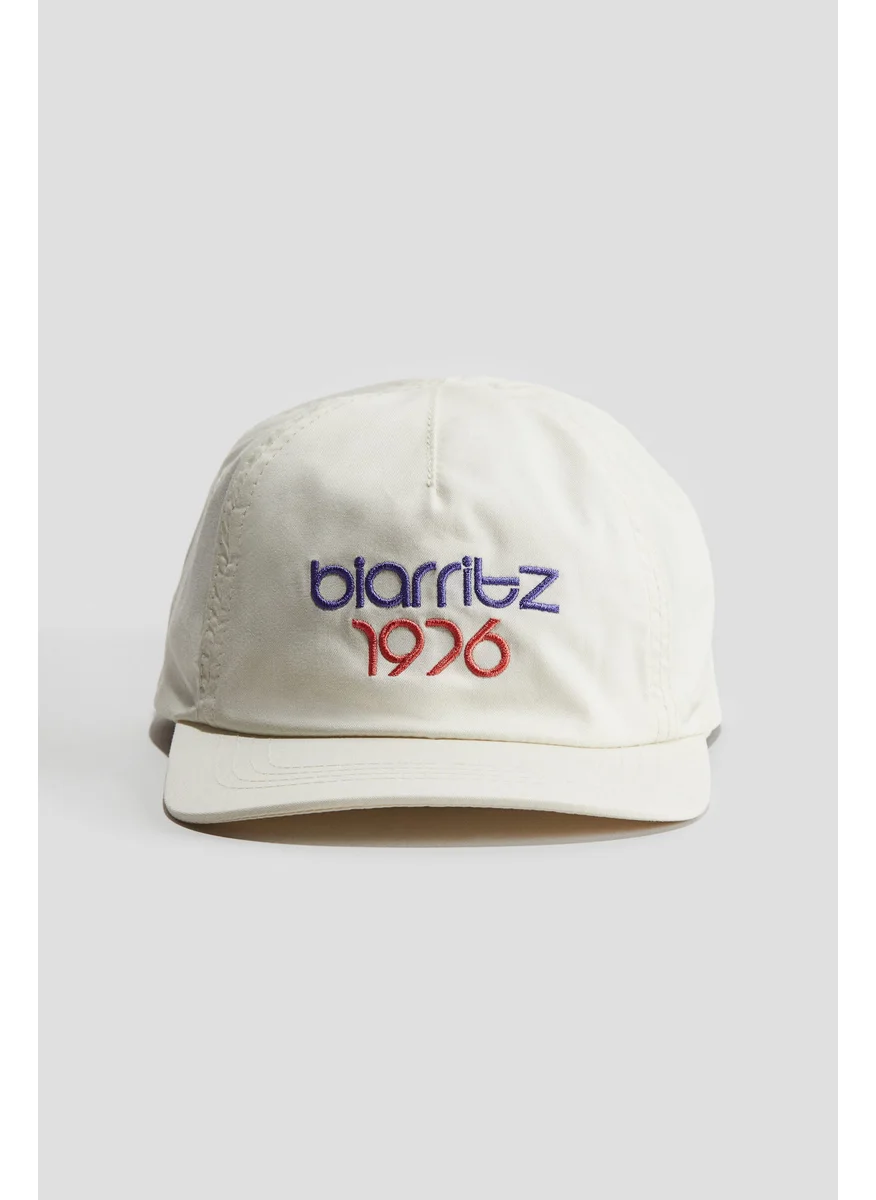 اتش اند ام Embroidery-Motif Cotton Twill Cap