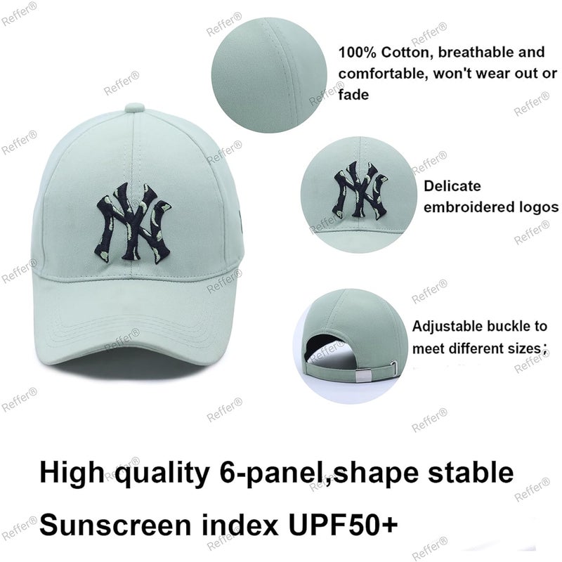 REFFER Unisex Baseball Caps, Comfortable, Stylish Design, Caps Branded with Adjustable Buckle, Summer caps for Men, Cricket Caps for Men, Gym Caps for Men, Sports Caps for Men Women - Image 3
