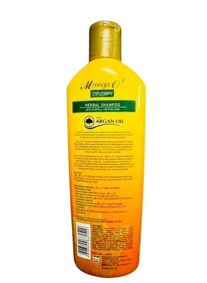 Moringa Malunggay Herbal Shampoo with Argan Oil 200mL - Image 2