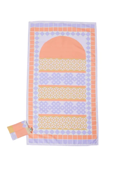 Sabr Sabr 'Alhambra' Pocket Prayer Mat with Pocket Travel Pouch
