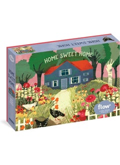 Home Sweet Home 1,000-Piece Puzzle: (Flow) for Adults Families Picture Quote Mindfulness Game Gift Jigsaw 26 3/8” x 18 7/8”  - Image 3