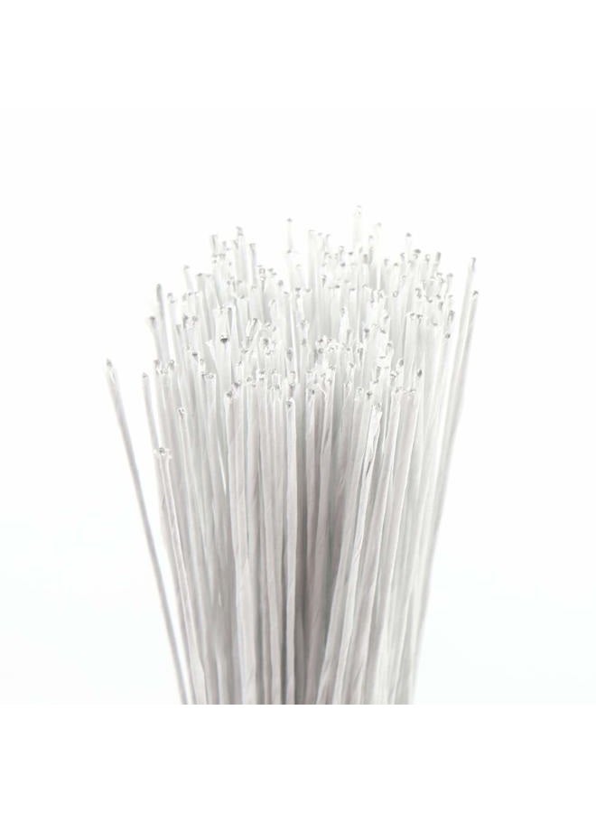 CCINEE 24 Gauge White Floral Wire Stem for Flower Arrangement Craft Supply,16 Inch,200PCS - Image 4
