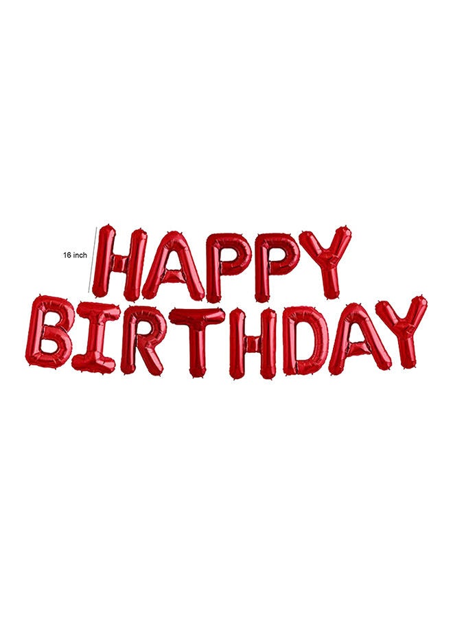 25-Piece Happy Birthday Party Balloon Set 9x7.17x0.87inch - Image 2
