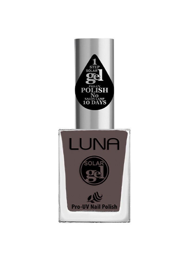 Luna Solar Gel Nail polish - Ash Grey No.1014 - 10 ml 