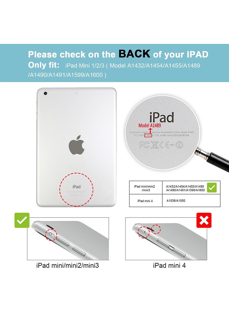 Theodor Protective Flip Case For Apple iPad Mini 1/2/3 With Trifold Stand Auto Wake Sleep Shockproof Cover Nasa 2 - Image 2