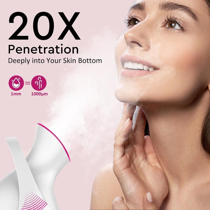 TUPERMAR Facial Steamer For Cold Cough Vapourizer Steamer For Face Steam Inhaler Vaporizer Machine With Nano Technology Fast Mist Steamer for women girl Steam Sterilization - Image 5