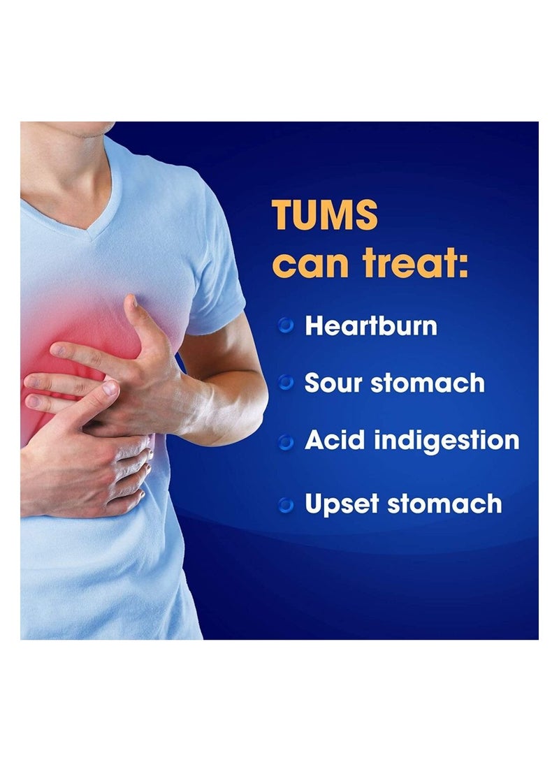 TUMS Assorted Berries Extra Strength 750mg Antacid Chewable Tablets (100 count) - Image 4