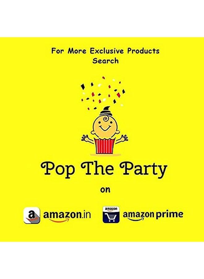 موسيقى البوب ​​الحفلة بالون رقم 50 لحفلة Pop The Party مع بالون مكون من 50 رقمًا بما في ذلك اللاتكس الذهبي والنجمة والقلب وبالونات الكونفيتي - Image 3