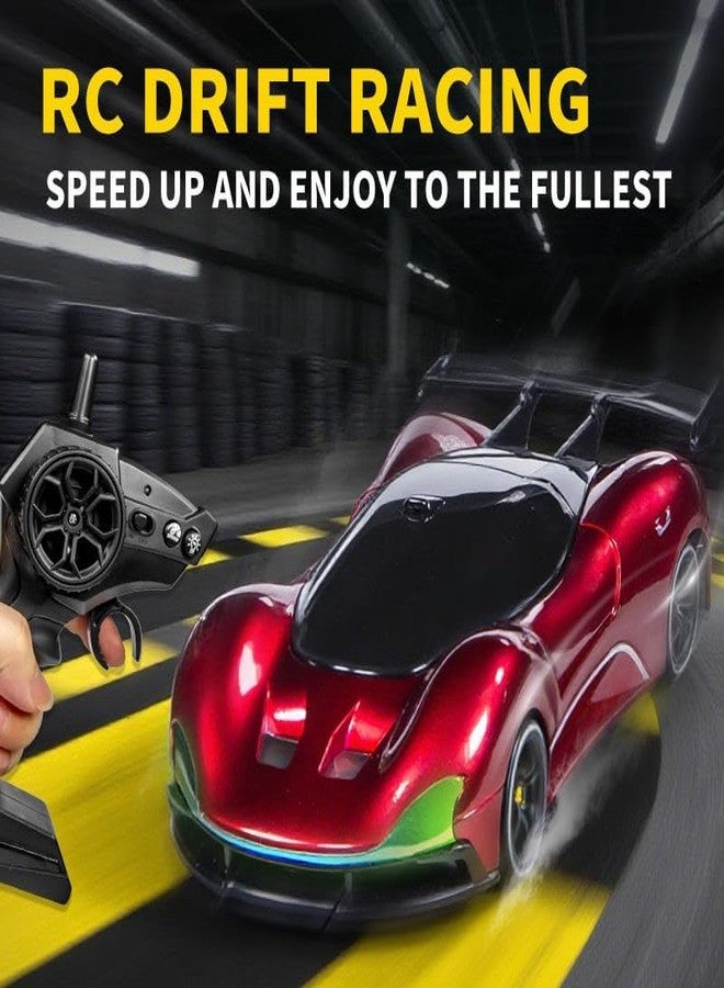 Samtop Remote Controlled Car Drift, 1:20 15 km/h RC Drift Car, 4WD RC Car with LED Lights, Two Batteries, for Children and Adults from 4, 5, 6, 7, 8 + Years - Image 2