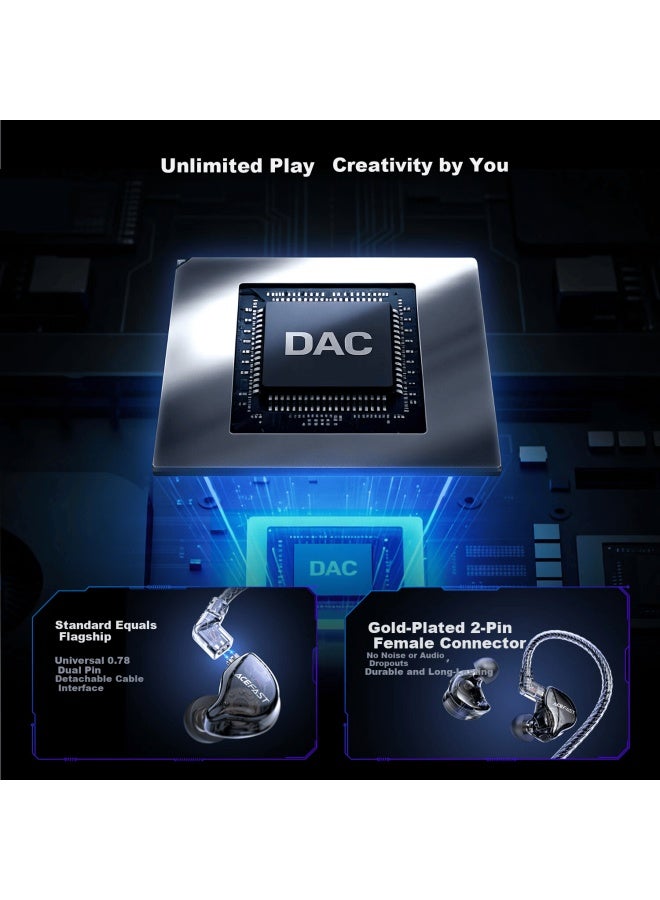 Acefast Jisu Frost-free In-ear Hifi Wired Earphones Fps Gaming Headset With Mic Delta Cs Valorant Sound Positioning New Model - Image 2