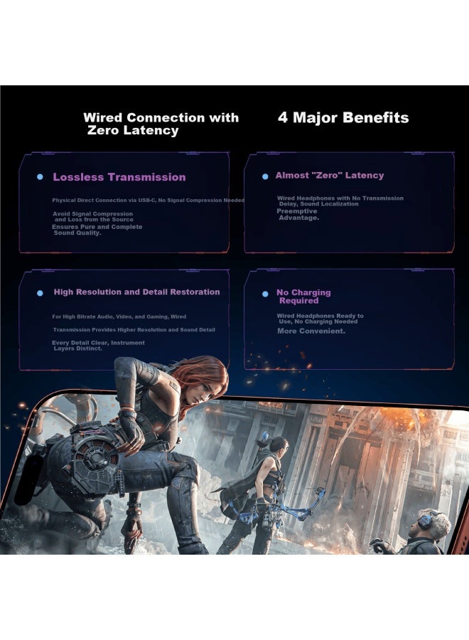 Acefast Jisu Frost-free In-ear Hifi Wired Earphones Fps Gaming Headset With Mic Delta Cs Valorant Sound Positioning New Model - Image 4