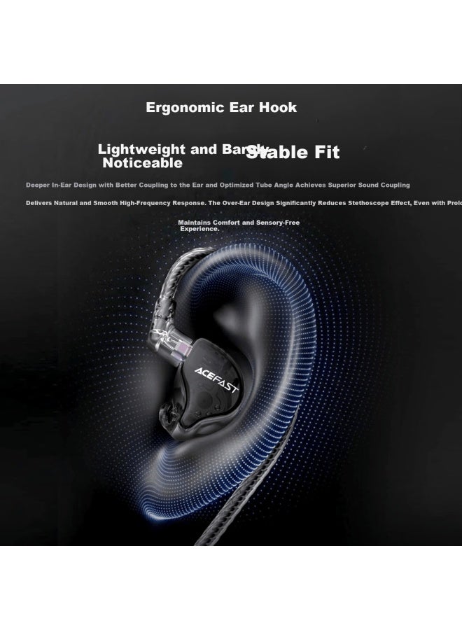 Acefast Jisu Frost-free In-ear Hifi Wired Earphones Fps Gaming Headset With Mic Delta Cs Valorant Sound Positioning New Model - Image 1