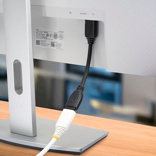 StarTech كابل موفر منفذ HDMI عالي السرعة بطول 6 إنش من StarTech.com مع 4K 60Hz - كابل محول HDMI 2.0 ذكر إلى أنثى - موسع منفذ (HD2MF6INL) - Image 4