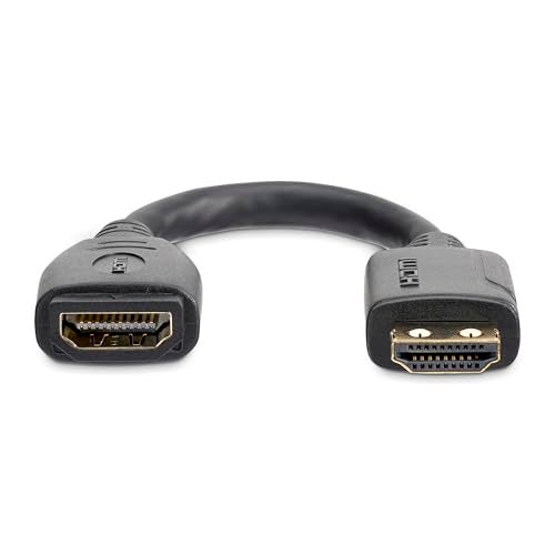 StarTech كابل موفر منفذ HDMI عالي السرعة بطول 6 إنش من StarTech.com مع 4K 60Hz - كابل محول HDMI 2.0 ذكر إلى أنثى - موسع منفذ (HD2MF6INL) - Image 3