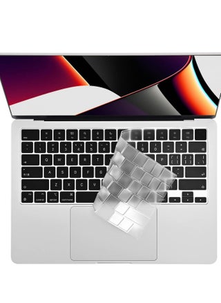 Keyboard Cover Skin for 2023 MacBook Air 15 inch M2 A2941 MacBook Pro 14 16 inch M3 M2 Pro Max A2918 A2992 A2991 A2779 A2780 US Enter Silicon Keyboard Protector Accessory Clear - pzsku/Z213414DCFB24960517ACZ/45/_/1701249993/fc85da4c-576e-48e5-ad44-fec84b4cd52b