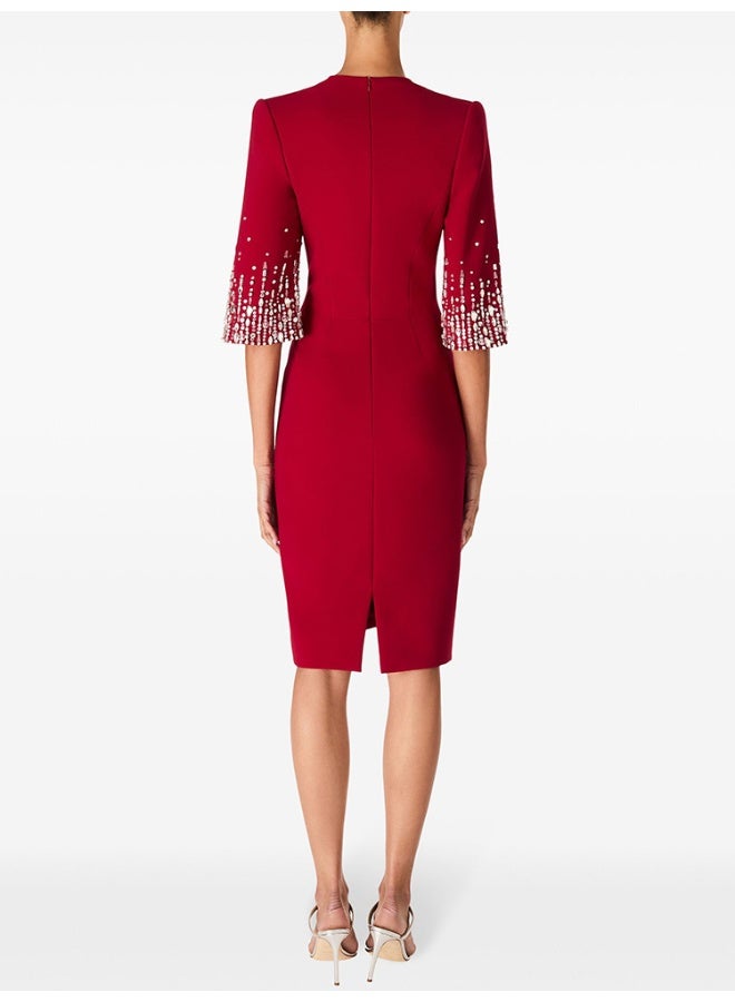 Madam Uniq Embellished Sleeve Dress - Image 2