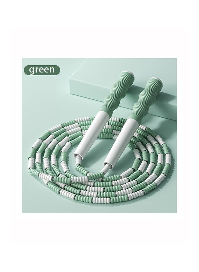 Generic Durable Jump Rope, Soft Beads shape silicone, No Knots, Freely Adjustable, Suitable For Children, Men and Women  - Image 1