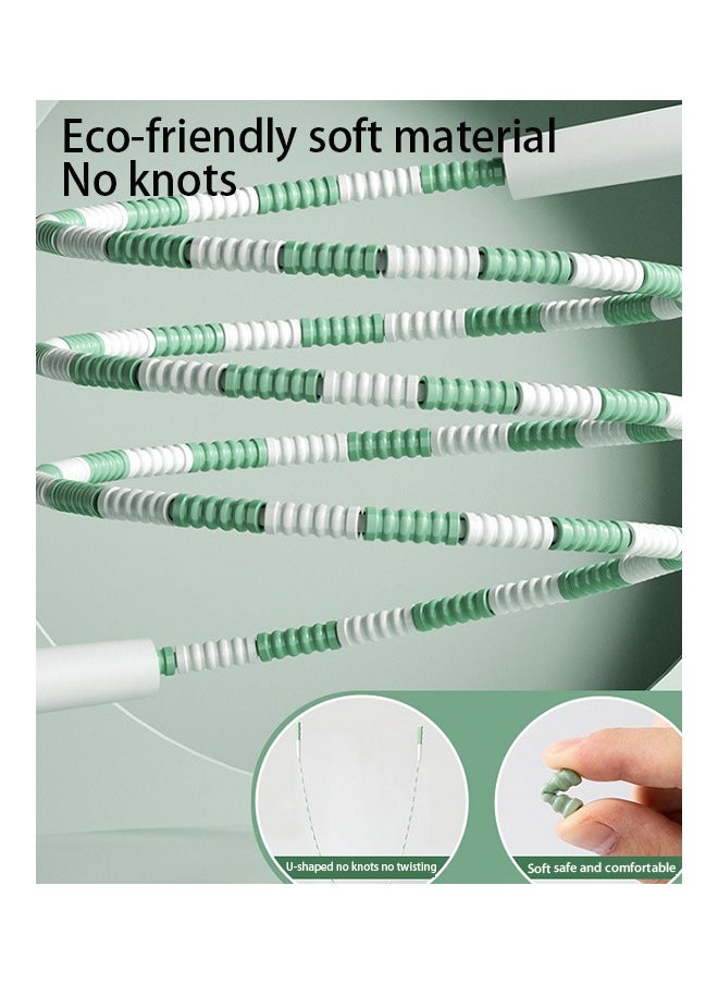 Generic Durable Jump Rope, Soft Beads shape silicone, No Knots, Freely Adjustable, Suitable For Children, Men and Women  - Image 2