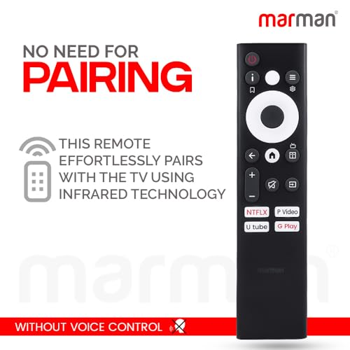 marman® Compatible with Motorola Google Smart Tv Remote Original EnvisionX Series 43UHDADMXSBE Model Suitable for QLED Full HD Ready 4K Television Without Voice Command - Image 2