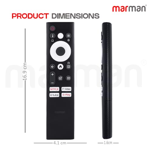 marman® Compatible with Motorola Google Smart Tv Remote Original EnvisionX Series 43UHDADMXSBE Model Suitable for QLED Full HD Ready 4K Television Without Voice Command - Image 5