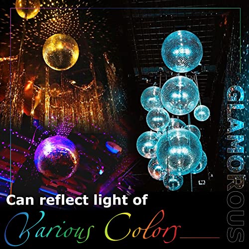 Youdepot 16-Inch Large Disco Ball – Big Hanging Mirror Ball Disco Ball Decor for Disco Party Decorations, Weddings, Events, Disco Christmas Decor, and Home Celebration - Image 5