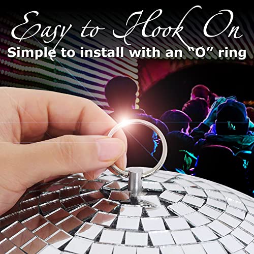 Youdepot 16-Inch Large Disco Ball – Big Hanging Mirror Ball Disco Ball Decor for Disco Party Decorations, Weddings, Events, Disco Christmas Decor, and Home Celebration - Image 3