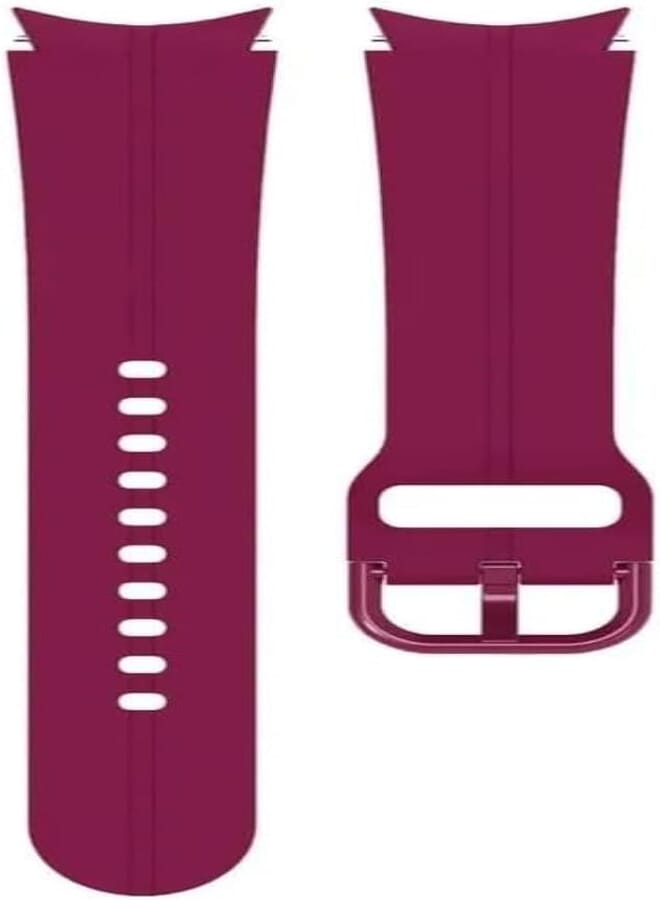 Next Next Store Soft Silicone Buckle Strap Compatible with Samsung Galaxy Watch 4/5 20mm High Quality Silicone