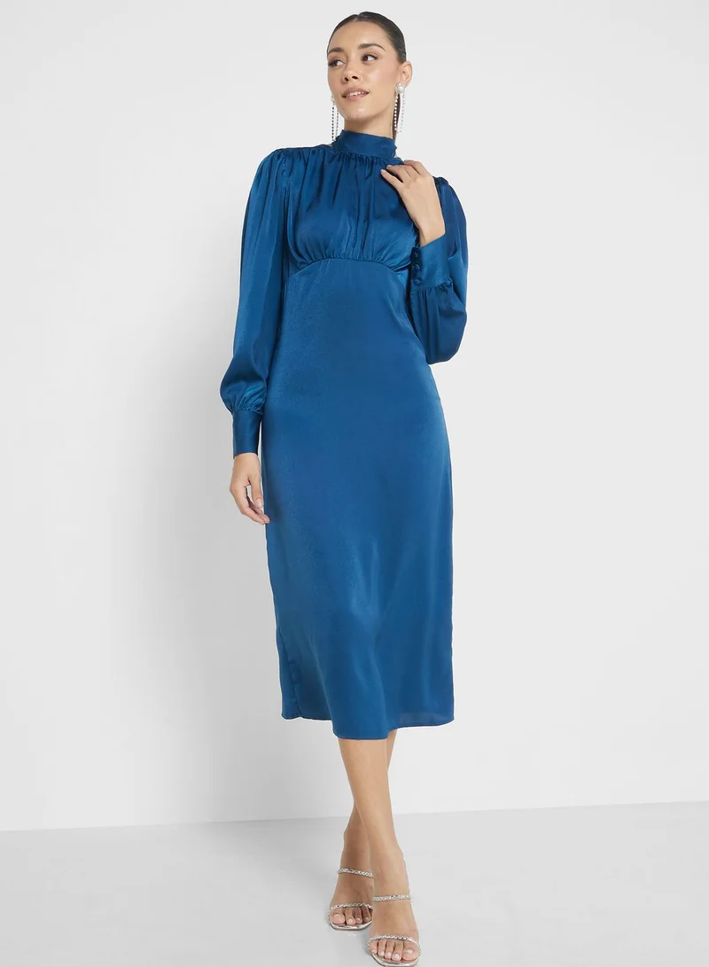 ELLA Balloon Sleeve Dress