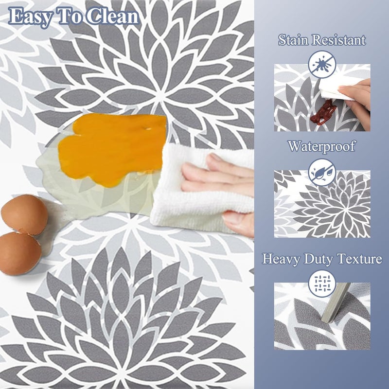 HEBE Anti Fatigue Kitchen Rug Sets 2 Piece Non Slip Kitchen Mats for Floor Cushioned Kitchen Rugs and Mats Waterproof Comfort Standing Mat Runner for Kitchen,Home Office,Sink,Laundry - Image 5