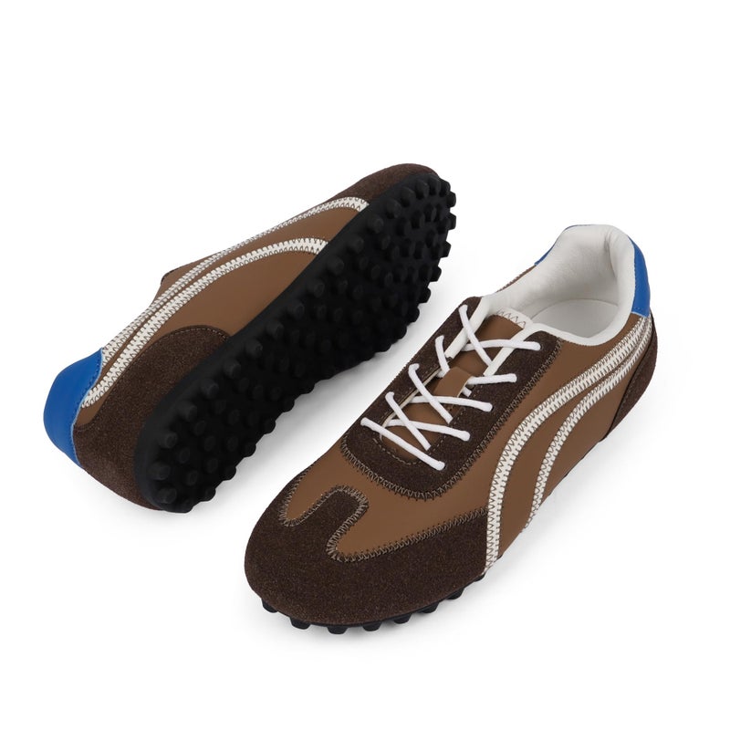 QIY Brown Sneakers for Women Casual Women's Fashion Slip on Sneakers Comfortable Chocolate Walking Tennis Shoes Dressy Fall Shoes 2026 Size 10 - Image 4