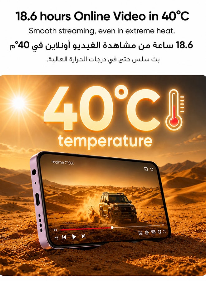 ريل مي C100i 4G Dual SIM Dusk Grey 4GB RAM 128GB - Middle East Version - Image 5