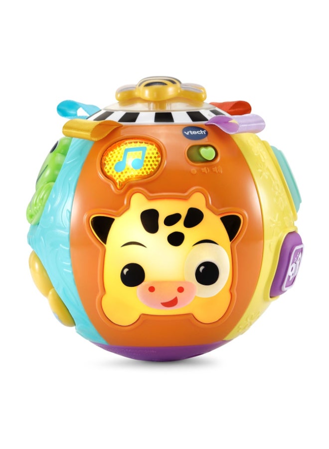 vtech Animal Discoveries Ball – Interactive Learning Toy for Babies | Light-Up Musical Activity Ball with Sounds, Textures & Shapes | Develops Motor Skills, Colors & Animal Recognition - Image 1