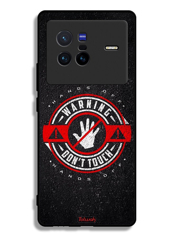 Tolwak Vivo X80 Protective Case Cover Warning Do Not Touch - Image 2