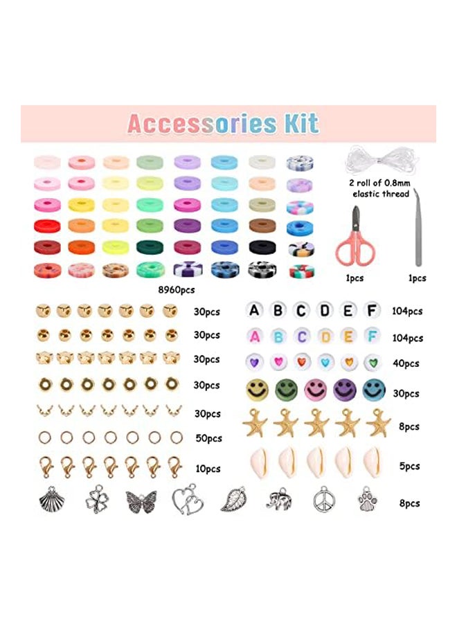 9470 قطعة 112 لون الخرز الطيني لسوار ماكي - Image 3