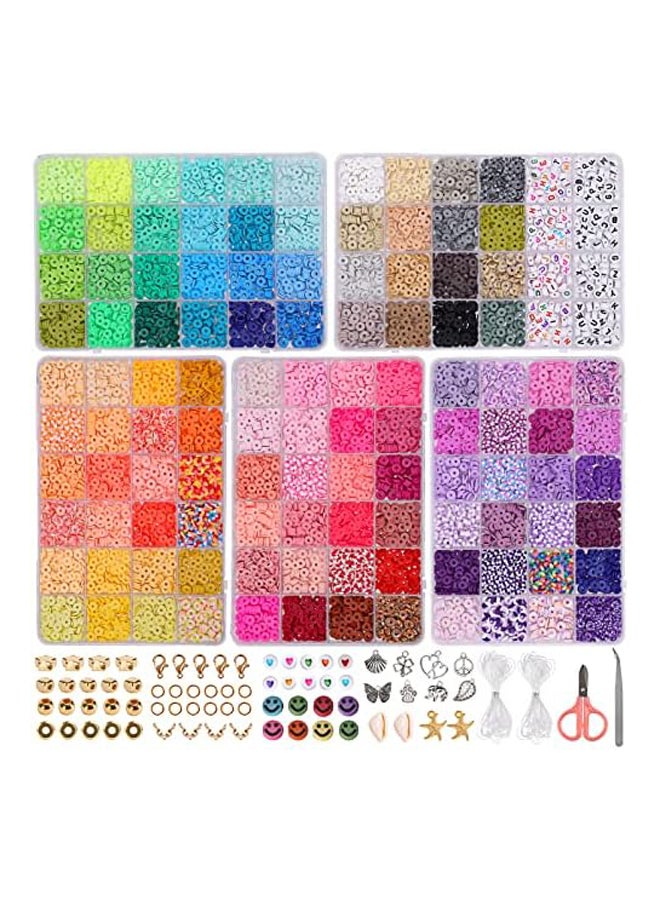 9470 قطعة 112 لون الخرز الطيني لسوار ماكي - Image 2