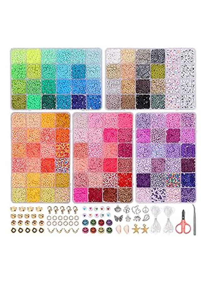 9470 قطعة 112 لون الخرز الطيني لسوار ماكي - Image 1