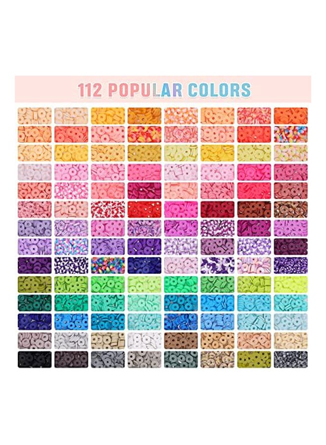 9470 قطعة 112 لون الخرز الطيني لسوار ماكي - Image 4