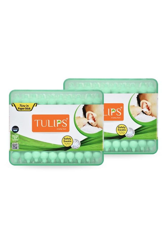 Tulips Safety Cotton Ear Buds (With Eardrum Protection) (Pack Of 2) - Image 1
