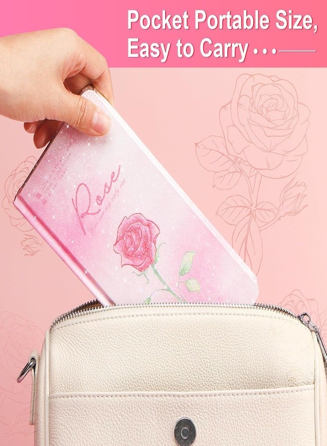 HAV CREATION Notebook Planner - Glitter Gradient Hard Cover | Pocket To-Do Notepad & Checklist | Simplified Undated Daily Planner | 192 Pages Stylish Notebook for Office & School (ROSE) - Image 5