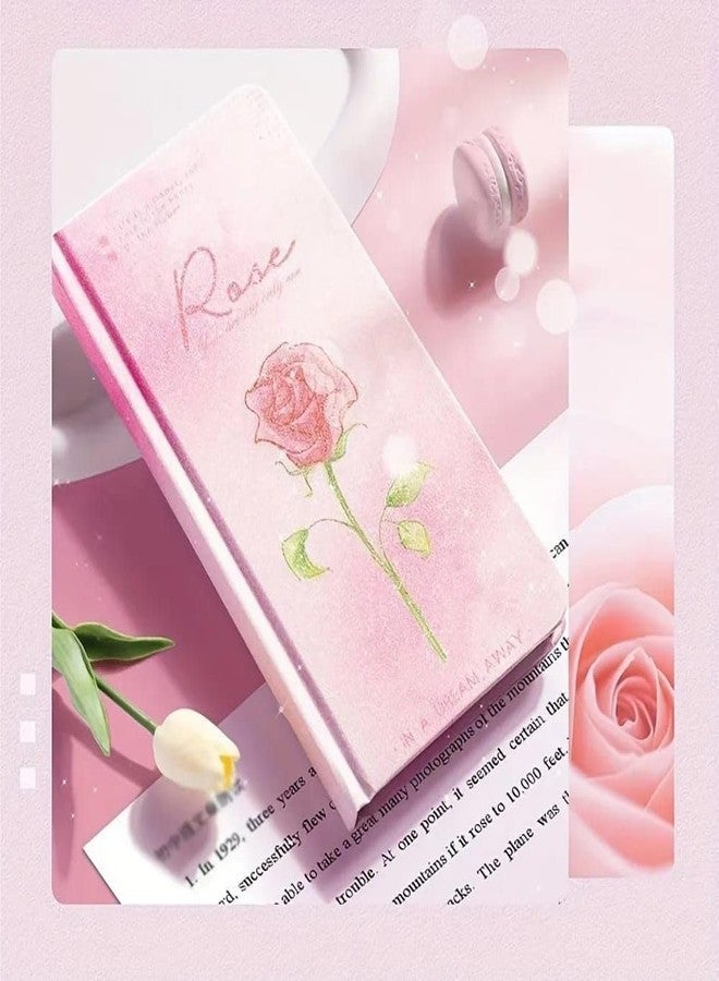 HAV CREATION Notebook Planner - Glitter Gradient Hard Cover | Pocket To-Do Notepad & Checklist | Simplified Undated Daily Planner | 192 Pages Stylish Notebook for Office & School (ROSE) - Image 2