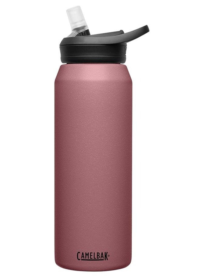 كاميلباك زجاجة ماء CamelBak Eddy+ بسعة 32 أونصة، معزولة من الستانلس ستيل، مع شفاط، خالية من BPA وقابلة لإعادة الاستخدام – أسود - Image 1