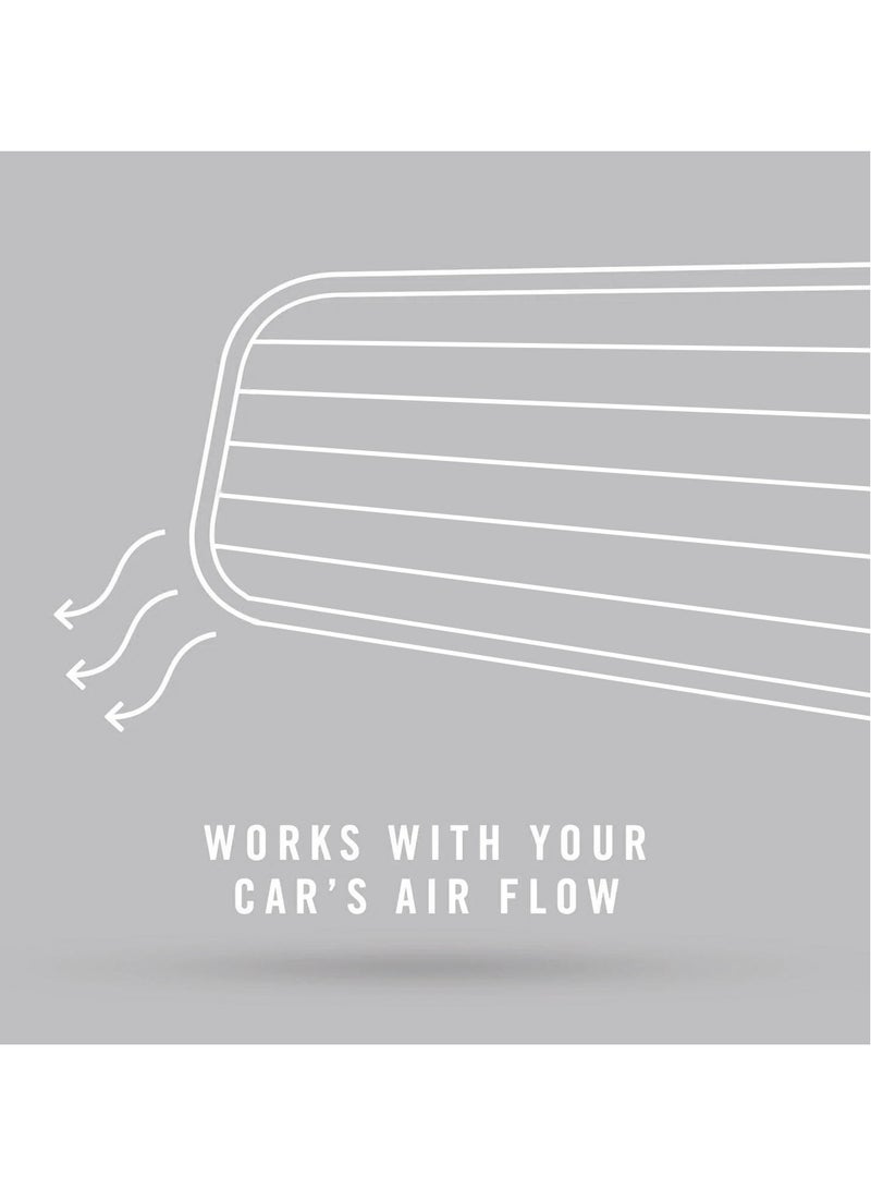 أروما معطر جو أروما كار هيكس بلاك - عطر طبيعي يدوم طويلاً - مقاوم للانسكاب، لا يحتاج إلى طاقة - يناسب معظم فتحات تهوية السيارة - تصميم آمن وأنيق - Image 5