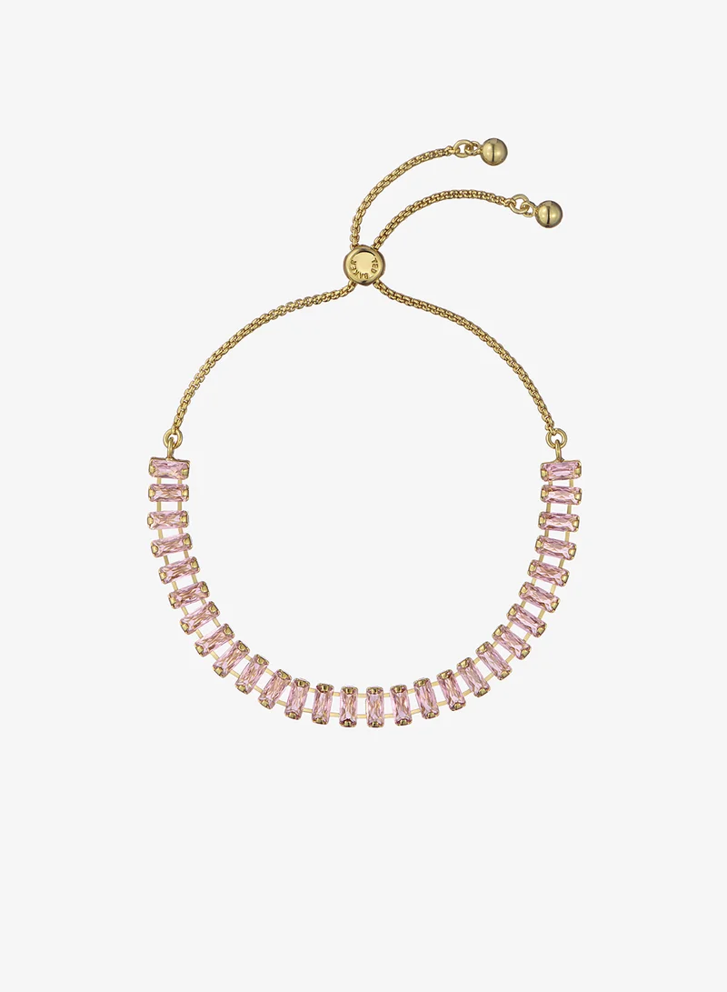 Crystal Baguette Adjustable Bracelet