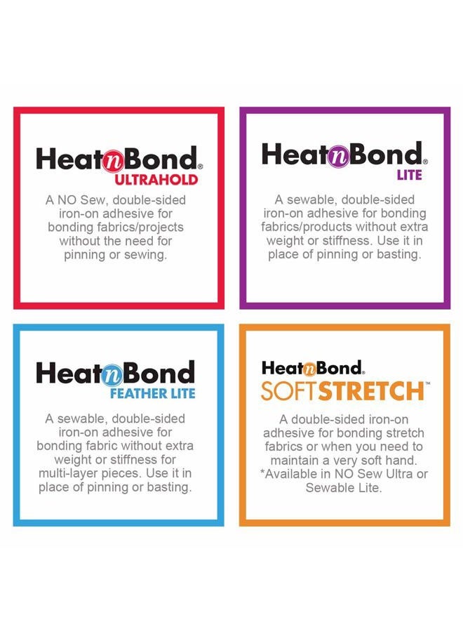 HeatnBond UltraHold Iron-On Adhesive, 17 Inches x 75 Yard Roll in Display Box  - Image 4