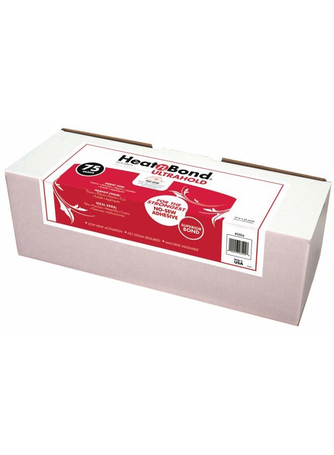HeatnBond UltraHold Iron-On Adhesive, 17 Inches x 75 Yard Roll in Display Box  - Image 1