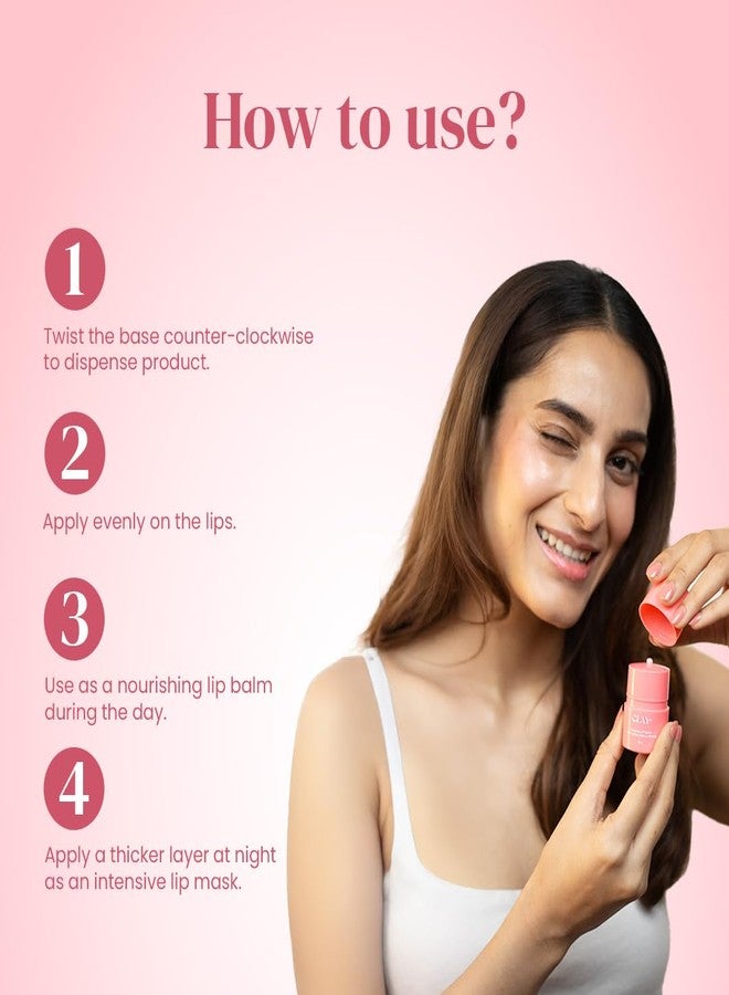 ClayCo Sakura Lip Mask with PDRN & Peptide | Deep Hydration & Lip Barrier Repair | Plumping, Line-Smoothing | With Ceramide & Hyaluronic Acid | 10g - Image 4