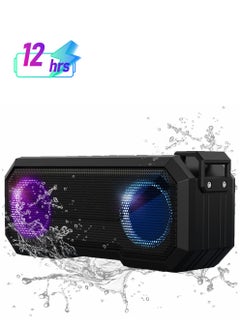 Y&D Portable Bluetooth Speaker,IPX7 Waterproof Wireless Speaker with 16W Loud Stereo Sound, Outdoor Speakers 5.0, 12H Playtime  - Image 1