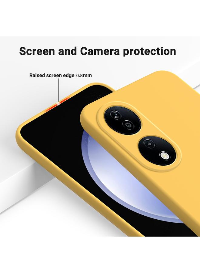 S-TOP Case For Honor X7b/Play 50 Plus Solid Color Liquid Silicone Dropproof Full Coverage Protective Case - Image 5