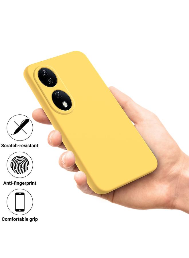 S-TOP Case For Honor X7b/Play 50 Plus Solid Color Liquid Silicone Dropproof Full Coverage Protective Case - Image 4